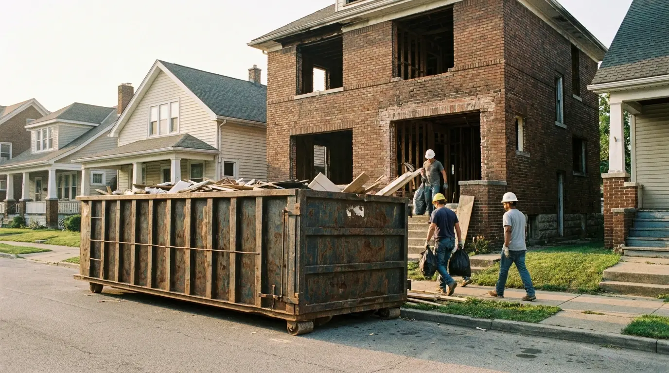 Dumpster Rental — on-site job work